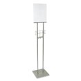 thumbnail image 1 of Buddy Products BDY63233 Stand de Support en Acier de Signe de Lobby - Argent, 1 of 1