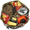 thumbnail image 2 of Graintex GB2897 Grab Bag Khaki Color Rip-stop Canvas 18 Pockets Drawstring Closure, Mid Size, 2 of 7