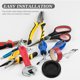 thumbnail image 3 of NUOLUX 8Ud Grommet Doble Cara Flexible Negro Para Cables Con Sello Protector Para Escritorios Y Muebles, 3 of 7