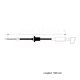 thumbnail image 2 of Cable Chicote Liberador De Cofre Compatible Con Chevrolet S10 Blazer 4.3L 1991 1992 1993 1994 CAHSA Cable Chicote Acelerador, 2 of 6