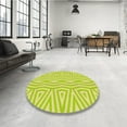 thumbnail image 3 of Ahgly Company Indoor Rectangle Patterned Acid Green Area Rugs, 6' x 9', 3 of 6