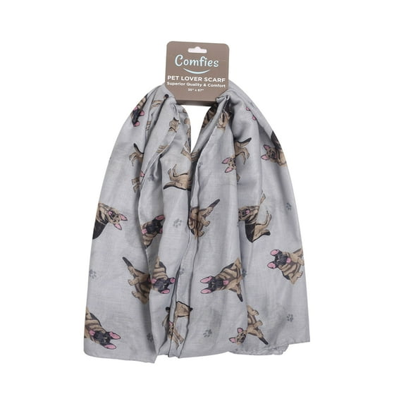 German Shepherd Dog Lover Scarf - Year-round scarf, Lightweight, 67"