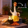 thumbnail image 6 of Porch goose, garden statue goose, front yard lawn, home courtyard art decoration, 6 of 7