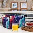 thumbnail image 6 of Fotbe Starry Multicolored Wolf for Four Slice Toaster Cover, Fingerprint Protector, Super Soft Appliance Cover And Dust Cover,Bread Dust Cover & Fingerprint Protection, 6 of 7