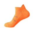 thumbnail image 4 of BiZtdJrK Ankle Socks for Womens Athletic Running Low Cut Cushioned Sock Running Sport Yoga Socks, Orange, 4 of 5