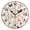 Black, variant on 9.84in Butterflies Amongst Branches PVC Canvas Wall and Table Clock with Canvas Texture, Black or Gold Hands