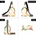 thumbnail image 7 of FORMRS Womens Crossbody Sling Bag Travel Daypack Shoulder Chest Backpack, Grapefruit Slices, 7 of 7
