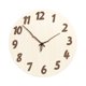 thumbnail image 2 of Reloj de pared de madera con diseño de arte de pared silencioso, moderno, rústico, creativo y decorativo, para comedor, cocina, hogar, estudio y decor, 2 of 9