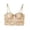 Khaki, variant on Women Lace Bra Tank Crop Top Dance Corset Supportive Bustier Top Soft Fit women Bra Khaki