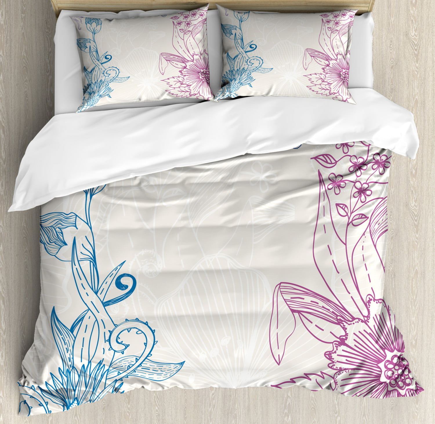 Wise Owls Reversible Duvet Cover Bedding Bed Set Flowers Black Plum Red Teal 