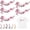 Pink, variant on Cherry Blossom Patchs,5pcs Embroidery Cherry Blossom Iron on Patches Appliques DIY Trim for Backpack,Jeans,Garment,Cat,Flower Vines Sew on Patches for Wedding Dress Decoration Repair Craft