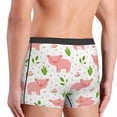 thumbnail image 5 of Balery Funny Little Pigs Men's Boxer Briefs, Soft and Breathable Cotton Underwear with nylon Waistband-X-Large, 5 of 9