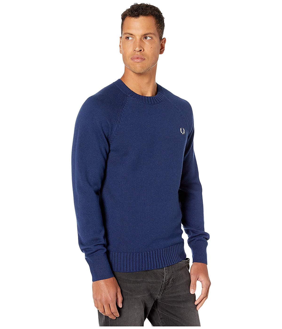 Fred Perry Contrast Texture Crew Neck 
