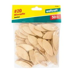 

Wolfcraft Wolfcraft - 2923 - Hardwood No. 20 Biscuits Ivory 50/pc.