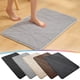 thumbnail image 1 of Tapete de baño bordado acolchado - Alfombra de algodón absorbente de 40x60 pulgadas con respaldo antideslizante para baño, dormitorio y entrada, 1 of 4