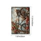 thumbnail image 3 of Arte mural de hierro forjado | Decoración de pared de chapa metálica para el hogar y la oficina | Decoración rústica de pared con temática de Acción de Gracias y otoño, 3 of 6