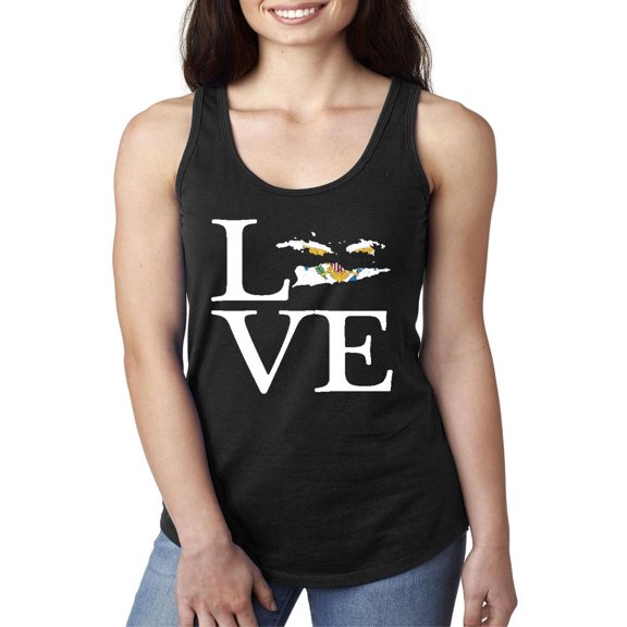 NIB - Women's Racerback Tank Top - US Virgin Islands
