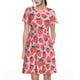 thumbnail image 1 of Disketp Cartoon Strawberry para Vestido de Manga Corta para Mujeres, Vestidos de Verano para Mujeres, Casual y Holgado para la Playa, 1 of 6