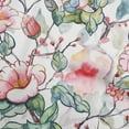 thumbnail image 1 of oneOone Cotton Poplin Red Fabric Florals Sewing Material Print Fabric By The Yard 42 Inch Wide, 1 of 6