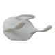 thumbnail image 3 of Organizador de perchero para sombreros, gancho para llaves, colgador adhesivo moderno para gorras de béisbol Blanco, 3 of 7