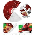 thumbnail image 2 of FMSHPON Happy Kids Singing Christmas CarolsSanta Xmas Christmas Tree Skirt Stand Mat for Holiday Party Decoration Indoor Outdoor 48 inches, 2 of 6