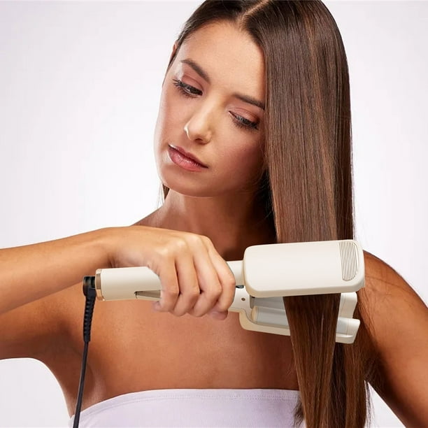 Pisexur Belleza Maquillaje Rizador de pelo con forma de huevo de 32 mm. Crea hermosos rollitos de agua con esta práctica herramienta grande de lana para peinar el cabello.para mujeres y hombres