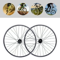 Mountain Bike Wheelset, Front & Rear Wheels, 29-inch, Aluminum Alloy & Steel, Double Six-Hole Disc Brake, Sealed Bearings, Load Capacity 441lbs
