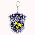 thumbnail image 4 of Horrorible Zombie Game Keychain for Accessories Bag Umbrella Leon Sign Logo Pendant Key Chain Ring Keychains Jewelry Fans Gift, 4 of 5