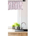 thumbnail image 3 of Ambesonne Paris Window Valance, Violin Eiffel Cat Bow Tie, 54" X 18", Pale Pink Scarlet White, 3 of 3