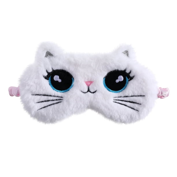 Máscara para dormir YONGSHENG de felpa suave para mujeres y niñas siesta nocturna