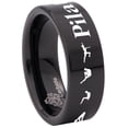 thumbnail image 6 of Pilates Style 1 Tungsten Carbide Ring, 6 of 9