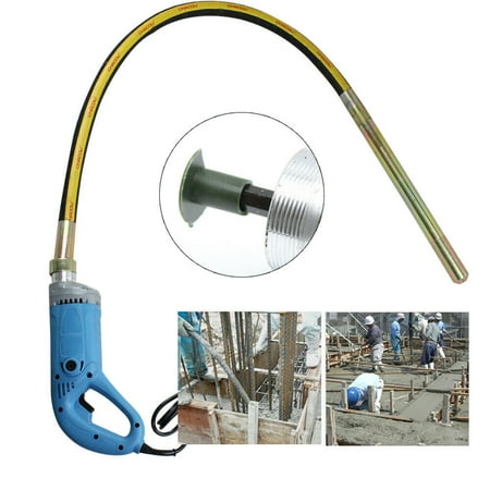 Electric Vibrator Electric Concrete Vibrating Remove Tool Cement Finishing Bubble Remover Handheld...