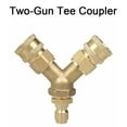 thumbnail image 2 of Brass Tee Fitting for High Pressure Washers Splitter Coupler with Quick Connect Upgrade Your Cleaning Equipment, 2 of 9