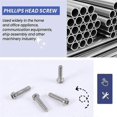 thumbnail image 5 of M2 x 8mm 304 Stainless Steel Phillips Pan Head Screws Bolt 60pcs, 5 of 5