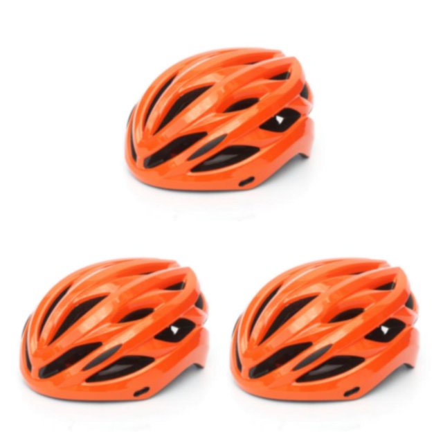 ZLight 22hole Bike Helmet for Protection Caps Portable Adjustable Men Women Riding Night Cycling Visors Safety Hat Orange M 3Set