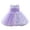 Purple, variant on KDFJPTH Girls Dresses Formal Flower Sequin Princess Summer Sleeveless Multi Layer Long Skirt Waist Pearl Decoration Children Dress