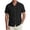 Black#mens shirts#49, variant on Men Untucked Cotton Shirts Button Down Collar Shirts Solid Loose Fit Short Sleeve Tops Summer Casual Daily Wear Shirts Lightweight Breathable Shirts Khaki XXL