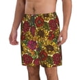 thumbnail image 2 of Balery Sunflower Traje de Baño Estilo Hawaiano para Hombre, Shorts de Secado Rápido con Bolsillos-Small, 2 of 6