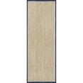thumbnail image 4 of nuLOOM Elijah Seagrass Natural Runner Rug, 2' 6" x 8', Navy, 4 of 4
