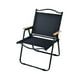thumbnail image 1 of Silla plegable para r, silla con respaldo, muebles de exterior, sillón portátil negro grande Zulema Reposapiés portátil, 1 of 8