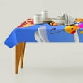 thumbnail image 4 of Rolie Polie Olie-theme square tablecloth has an iconic print, fits most tables, and is easy to care for perfect gifts for fans friends and family，55" x 71"（140*180cm）, 4 of 5