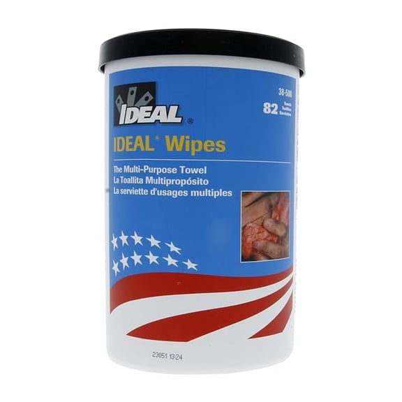Industrial Wipes Heavy Duty - 82 Count - Shop Towels for Hands, Tools & Surfaces - Pre-Moistened Cleaning Wipes with Vitamin E & Orange Scent