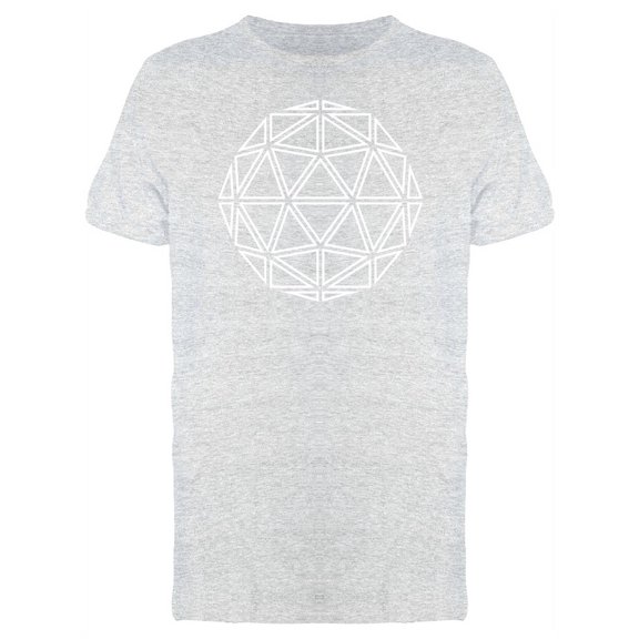 Geometric Sphere Artwork T-Shirt Men -Image by Shutterstock, Male x-Large