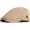 Khaki, variant on Newsboy Hats for Men Flat Cap Cotton Adjustable Breathable Irish Cabbie Ivy Driving Hunting Hat