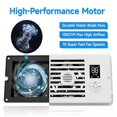 thumbnail image 4 of Register Booster Fan 4x10Inch Smart Heating Cooling Vent Fan Remote Control Thermostat Control for  Home US Plug, 4 of 6