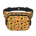 thumbnail image 1 of Disketp Bohemian Sunflower Riñonera de Doble Capa, Bolsa de Cintura Ajustable para Viajes, Correr y Senderismo, Riñonera Ligera para Hombre y Mujer, 1 of 9