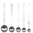 thumbnail image 2 of Coofit Cuillère à Mesurer en Acier Inoxydable 5 Pcs Cuillère à Mesurer Graduée, 2 of 10