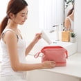 thumbnail image 6 of Elegant Sweet Storage Cases Letter For Women Large-capacity Toiletries Organizer Waterproof Makeup Bag Korean Storage Bag Travel Cloud Cosmetic Bag PINK M, 6 of 8