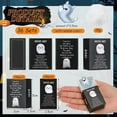 thumbnail image 4 of Decoraciones Figuras de fantasmas que brillan en la oscuridad, 6 diseños, decoración luminosa de Halloween, juego de 12 mini adornos de resina Yulucky, 4 of 8