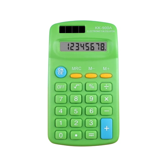 Qholemyo 8 Digit LCD Basic Calculator Mini Desktop Calculators Pocket Size For Home School Kids